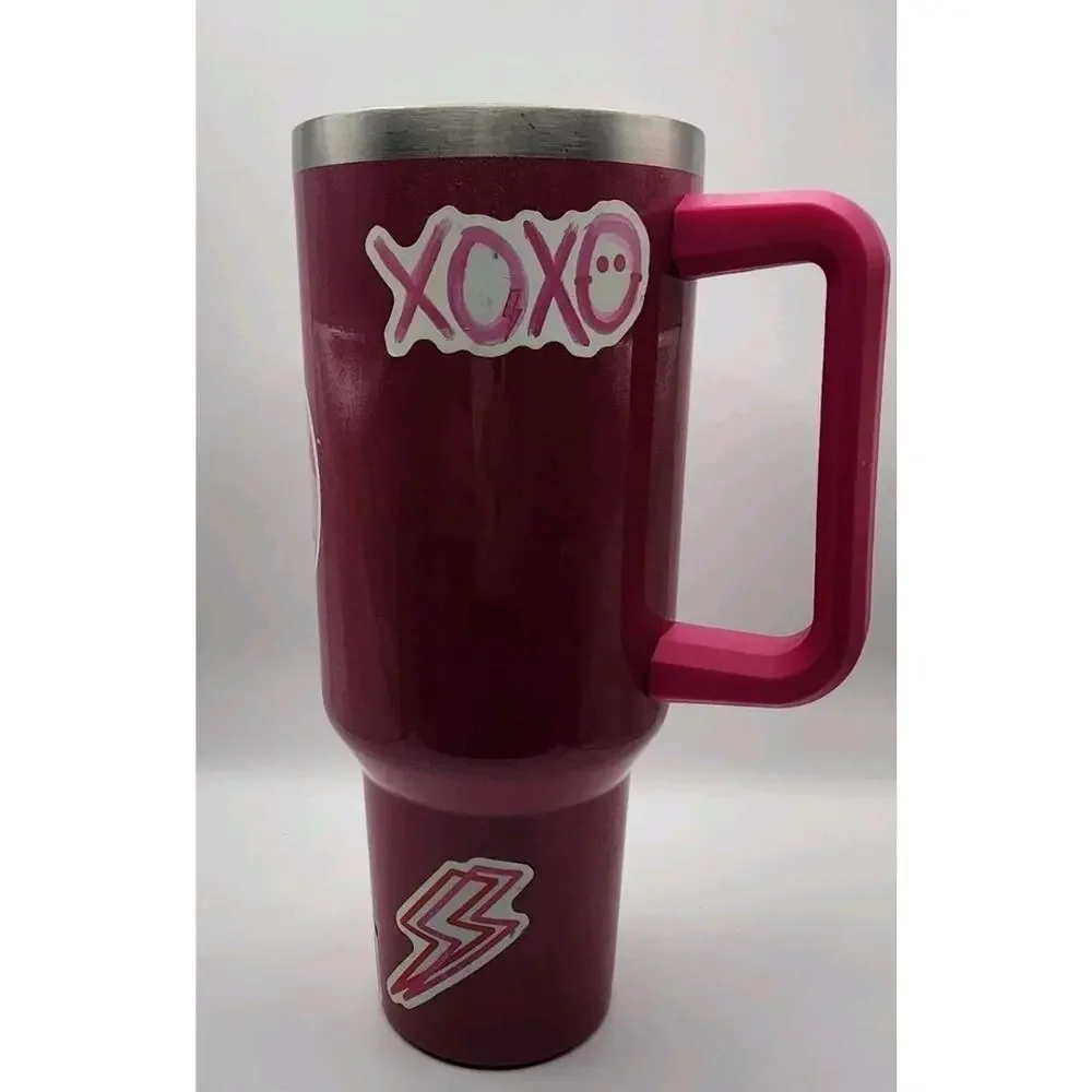 Large Unbranded Insulated‎ Stainless Steel Cup With Handle